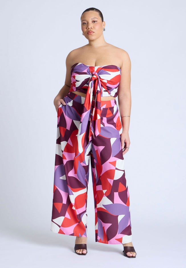 Tie Front Scarf Top image number 3