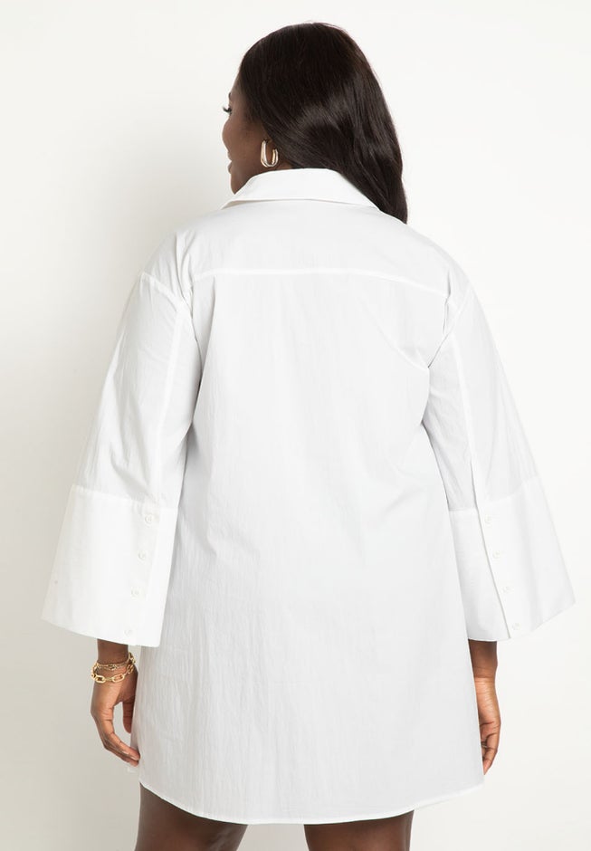 Oversized Shirt Dress image number null