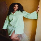 Oversized Shirt Dress image number null