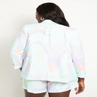 Relaxed Printed Blazer image number null