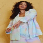 Relaxed Printed Blazer image number null