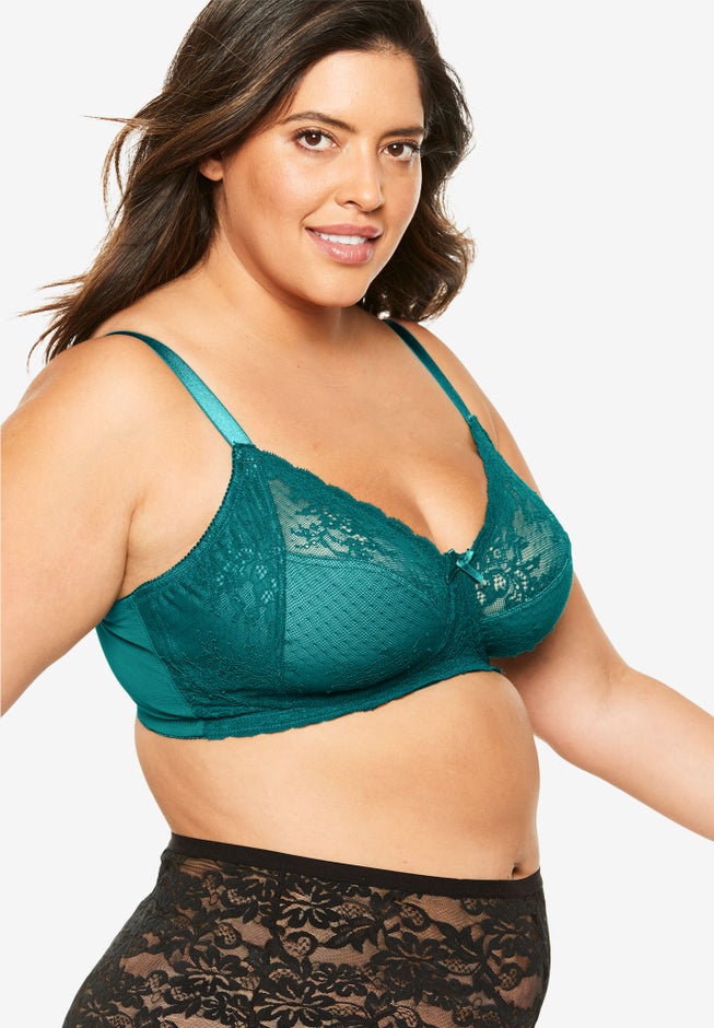 Smooth Lace Wireless Bra image number 2