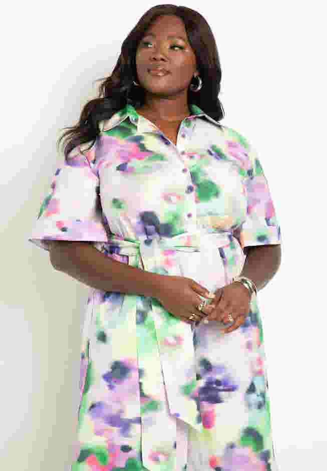Drapey Print Jumpsuit image number 2