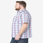 Plaid Wrinkle-Resistant Short Sleeve Button Down image number null