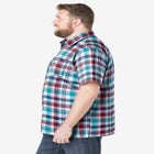 Plaid Wrinkle-Resistant Short Sleeve Button Down image number null