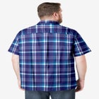 Plaid Wrinkle-Resistant Short Sleeve Button Down image number null