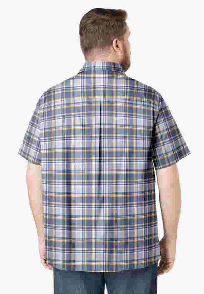 Short-Sleeve Plaid Shirt image number 1