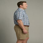 Plaid Wrinkle-Resistant Short Sleeve Button Down image number 4