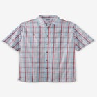Plaid Wrinkle-Resistant Short Sleeve Button Down image number null