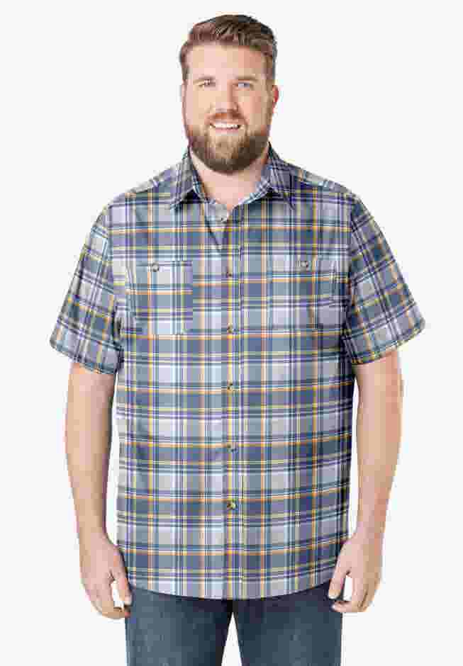 Short-Sleeve Plaid Shirt image number 0