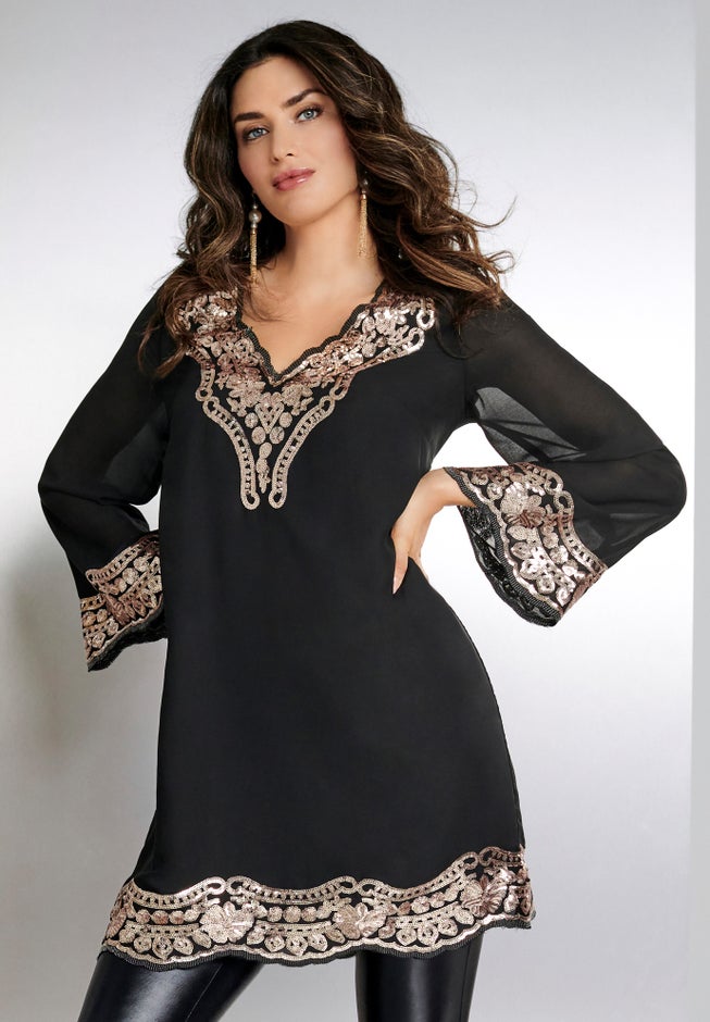 Sequin Tunic image number null