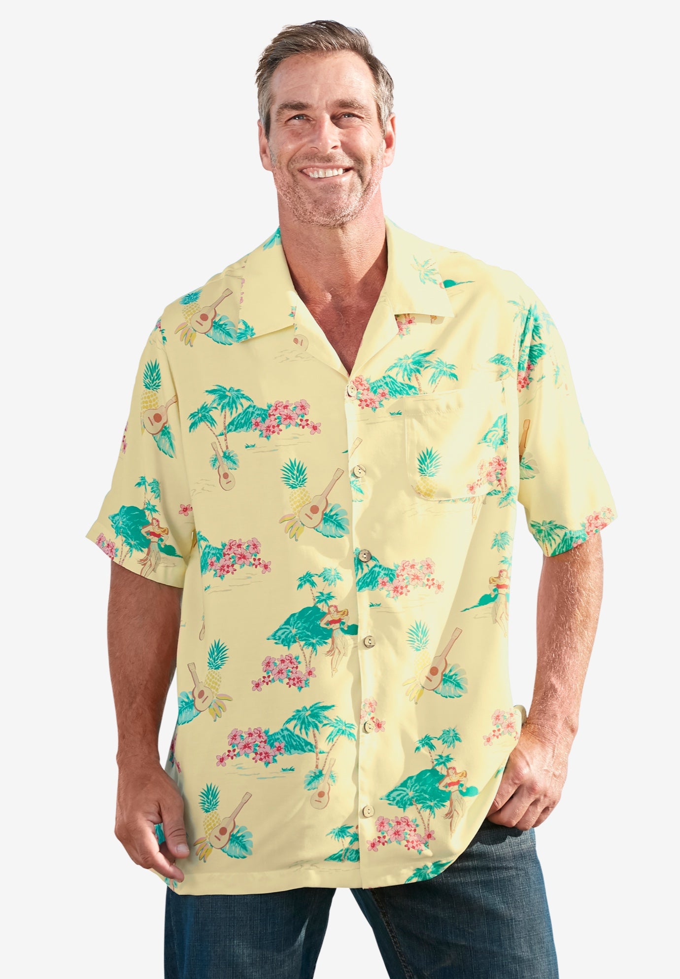 Printed Camp Shirt image number 0