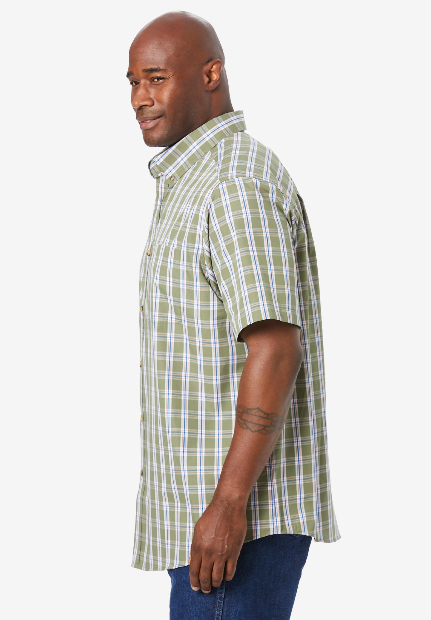 Short Sleeve Wrinkle-Free Sport Shirt image number 3