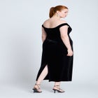 Velvet Off The Shoulder Dress image number null