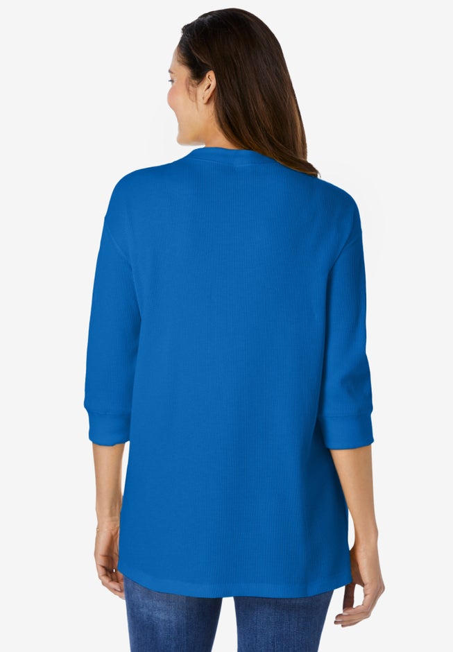 Three-Quarter Sleeve Thermal Sweatshirt image number 2