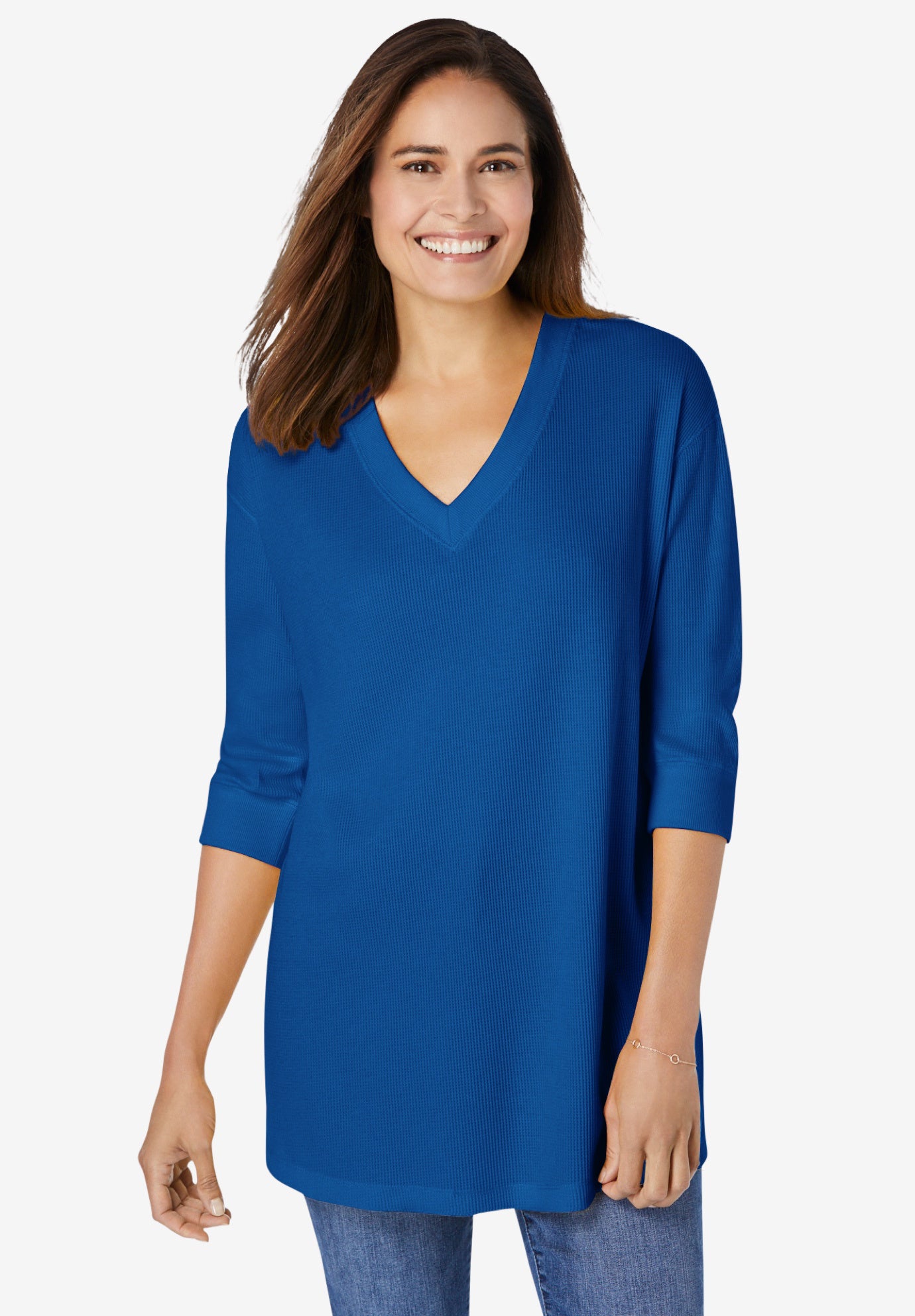 Three-Quarter Sleeve Thermal Sweatshirt image number 1