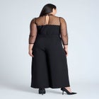 Mesh Turtleneck Jumpsuit image number null