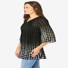 Embellished Pleated Blouse image number null