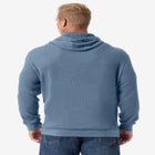 Waffle-Knit Thermal Hoodie image number null