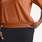 Stretch Knit Square Neck Top image number null