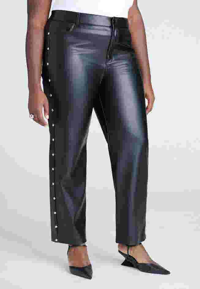 Studded Faux Leather Pant image number 2