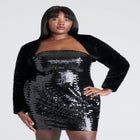 Faux Fur Bolero image number null