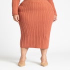 Midi Knit Sweater Skirt image number null