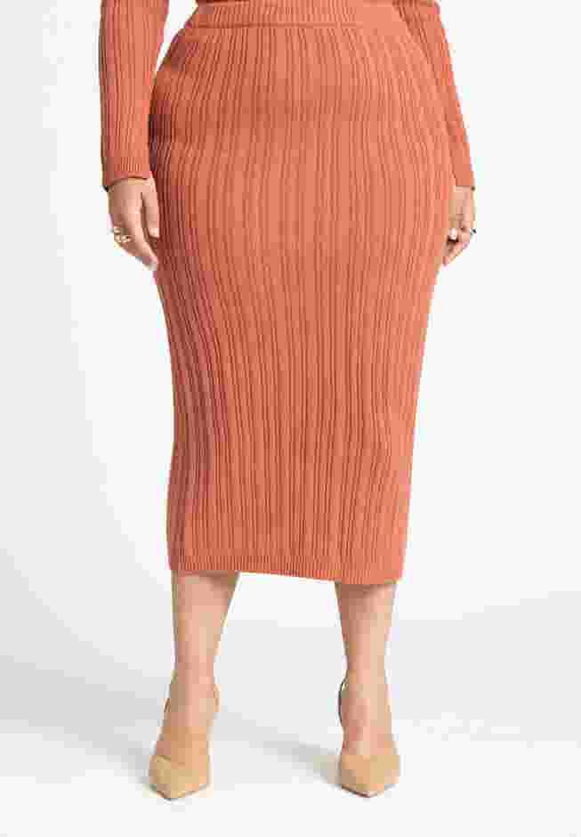 Midi Knit Sweater Skirt image number 1