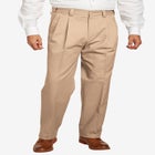 Classic Fit Wrinkle-Free Expandable Waist Pleat Front Pants image number 0