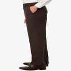 Relaxed Fit Wrinkle-Free Expandable Waist Plain Front Pants image number null
