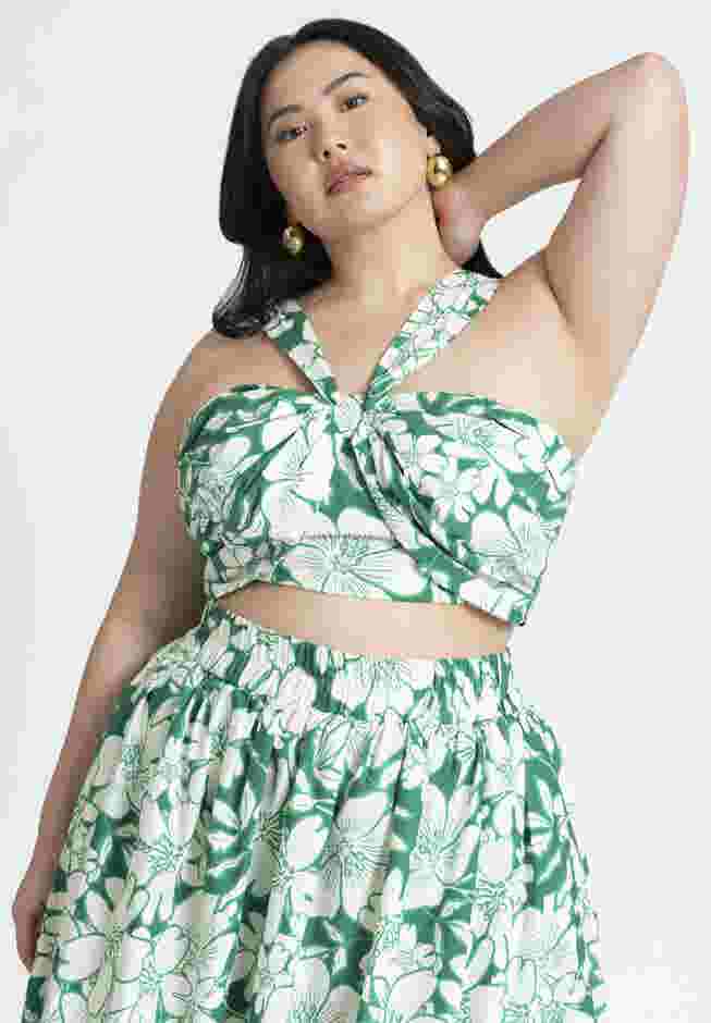 Split Strap Crop Top image number 3