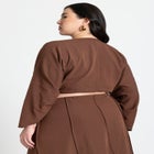 Shirred Dolman Top image number null