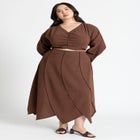 Shirred Dolman Top image number null