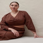 Shirred Dolman Top image number null