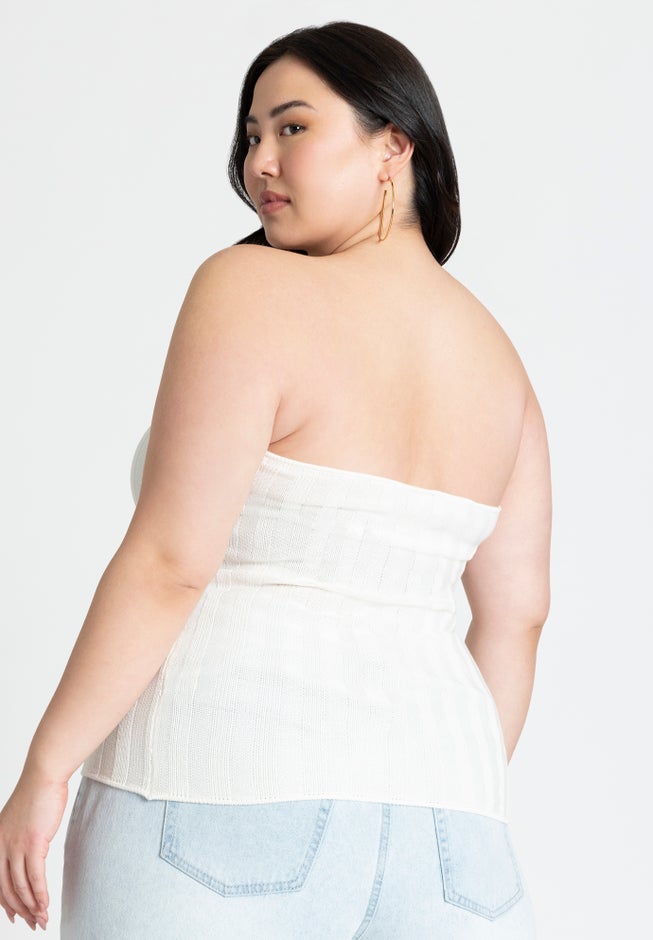 Sweater Tube Top image number null