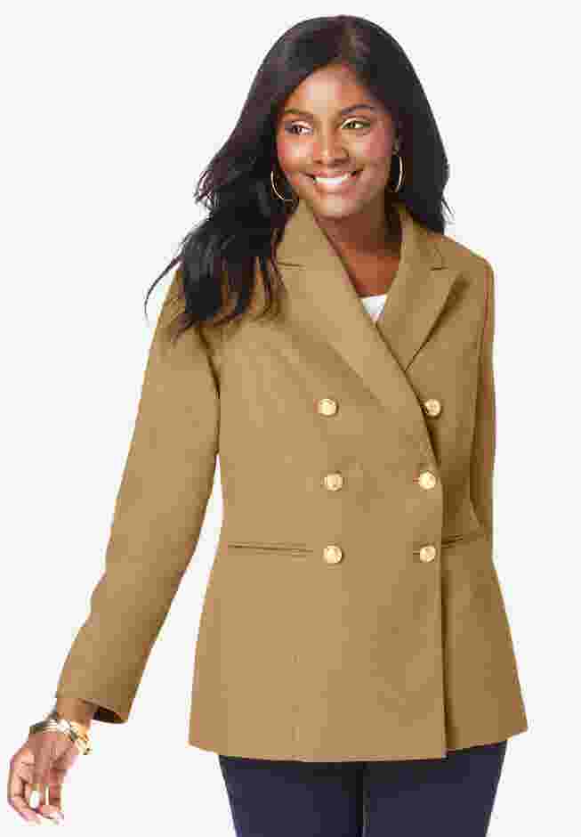 Double Breasted Wool Blazer image number 0