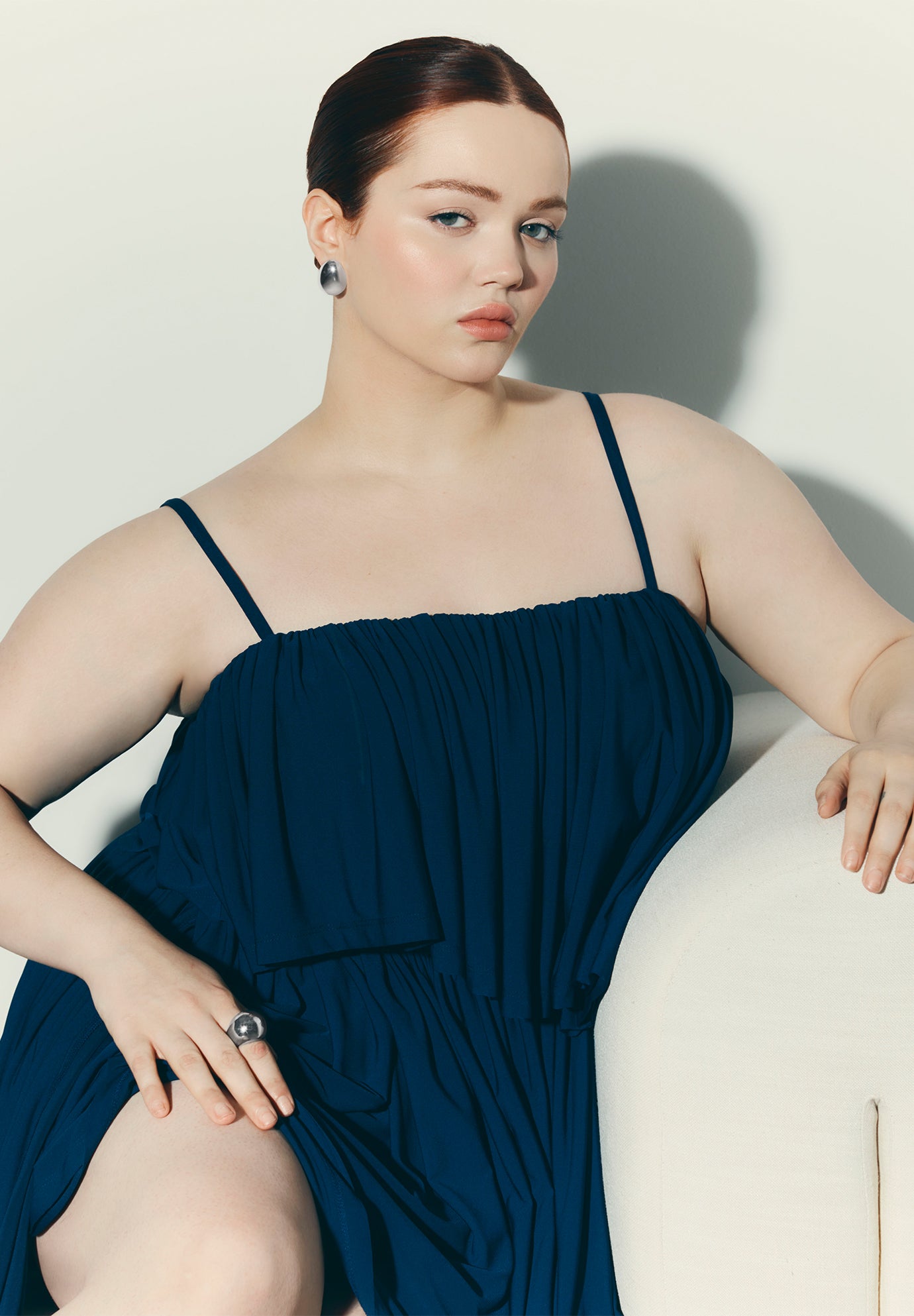 Ruffled Bandeau Top image number 0