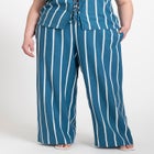 Striped Linen Pant image number null
