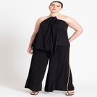 Chain Detail Wide Leg Pant image number null