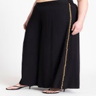 Chain Detail Wide Leg Pant image number null