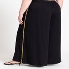 Chain Detail Wide Leg Pant image number null