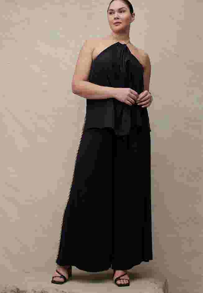 Chain Detail Wide Leg Pant image number 0