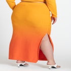 Ombre Knitted Maxi Skirt image number null