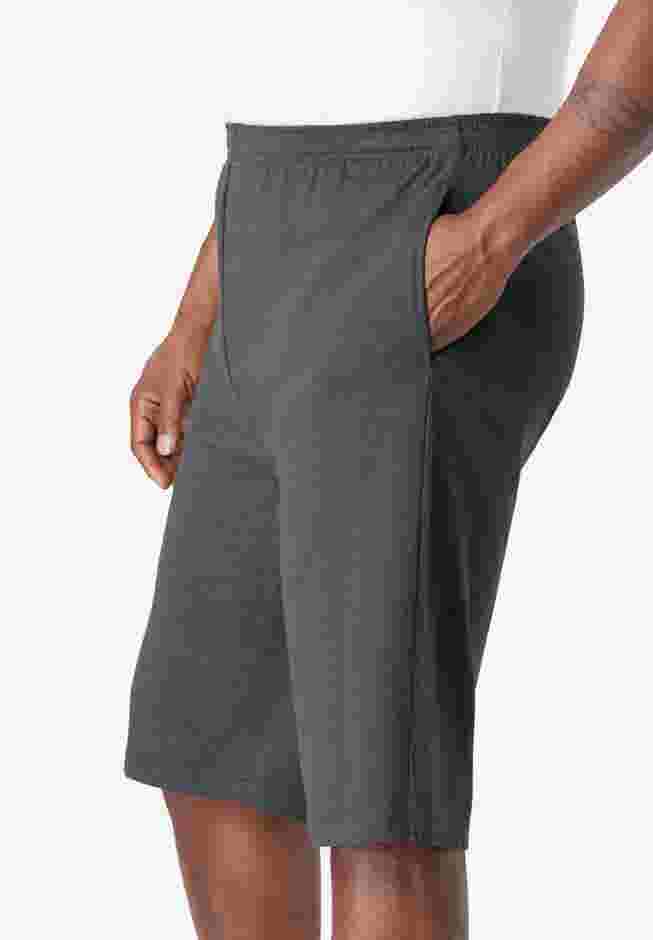 Lightweight Longer Length Jersey Shorts 3-Pack image number 2