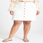 Cargo Mini Denim Skirt image number null