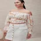 Cargo Mini Denim Skirt image number null