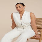  Sleeveless Knit Jumpsuit image number 3