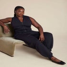  Sleeveless Knit Jumpsuit image number null