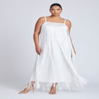 Fringe Maxi Dress image number null