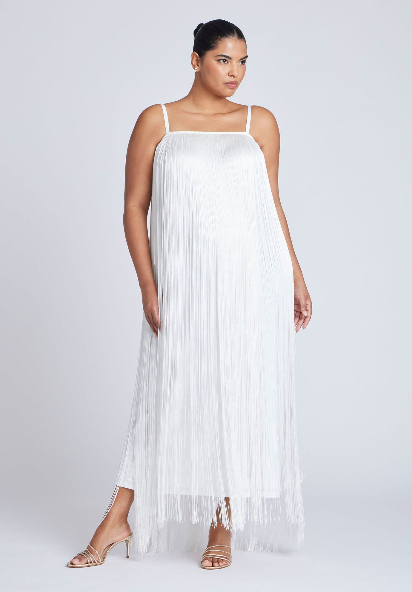 Fringe Maxi Dress image number 4